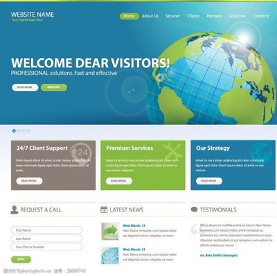 地球网站图片素材 赋能网页与网站设计的视觉语言